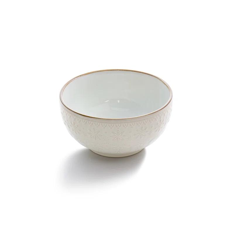 16 Piece Stoneware Dinnerware Set - Service for 4