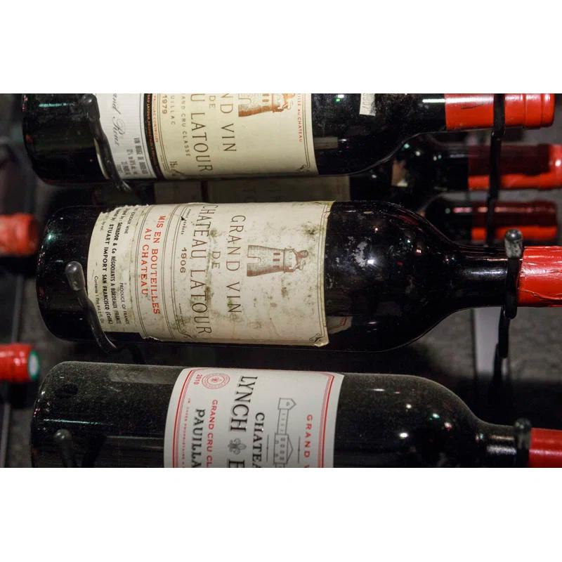 Rebrilliant Indurial Wall Mounted Wine Bottle Rack