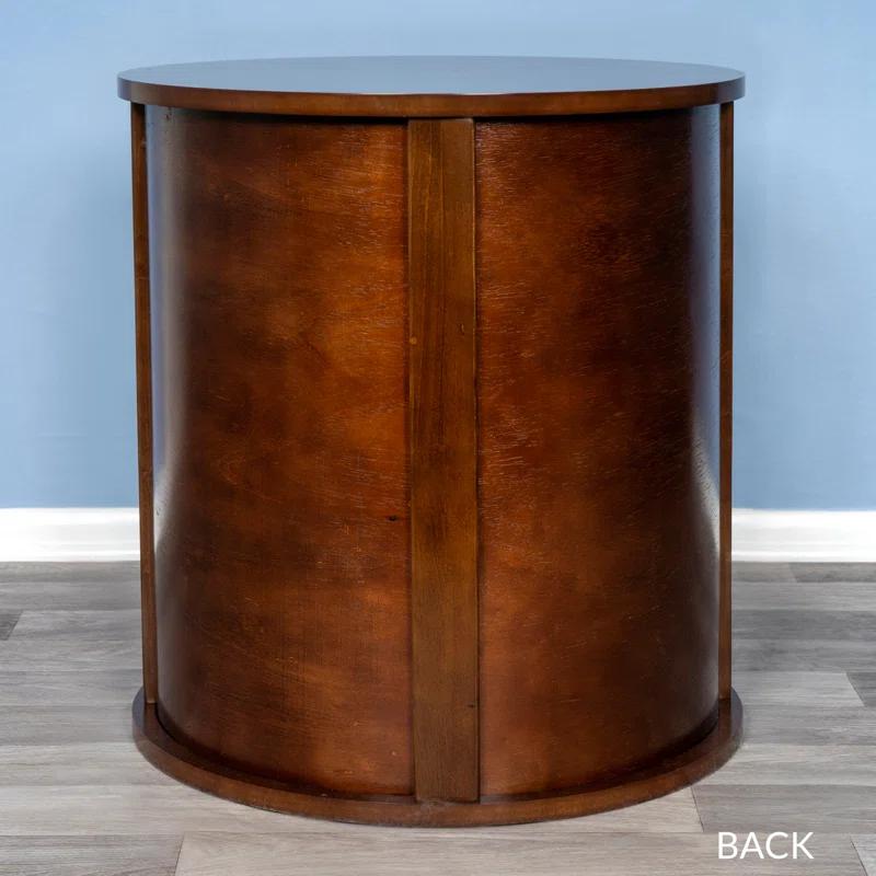 Purrrrfect End Table Cat Bed - Wood Cat Furniture Nightstand, Replaceable Scratch Pad & Cushion