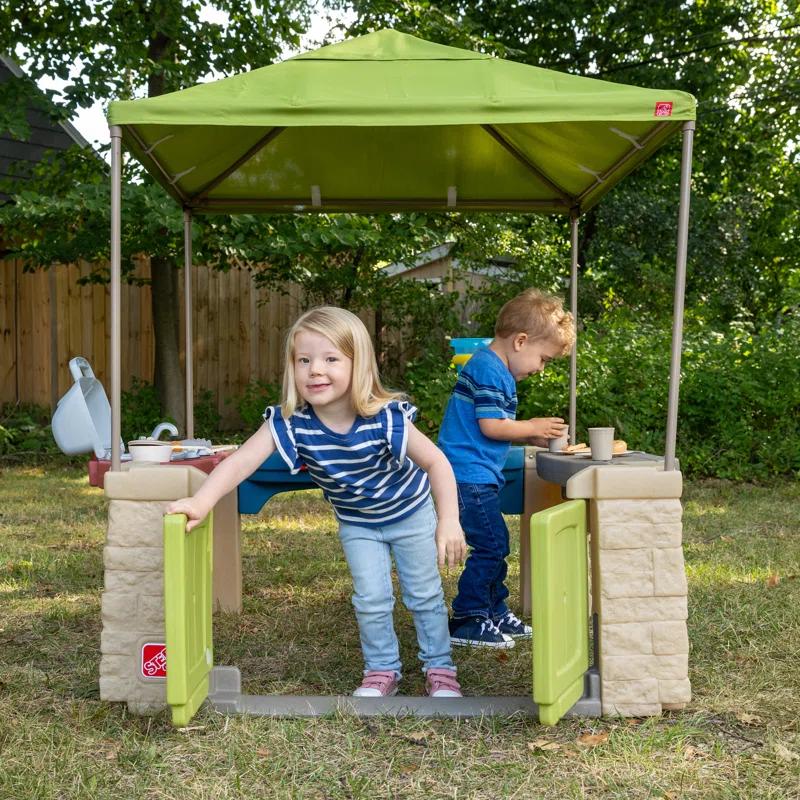 Step2 Step2 All Around Playtime Patio and Kids Outdoor Playhouse