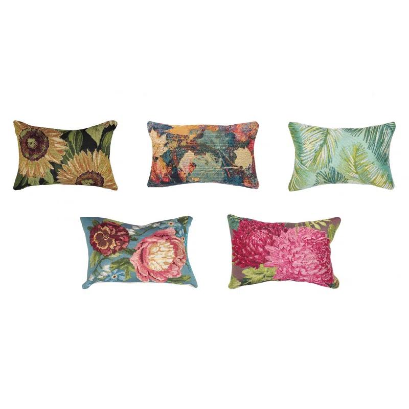 Liora Manne Floral Indoor/Outdoor Throw Pillow