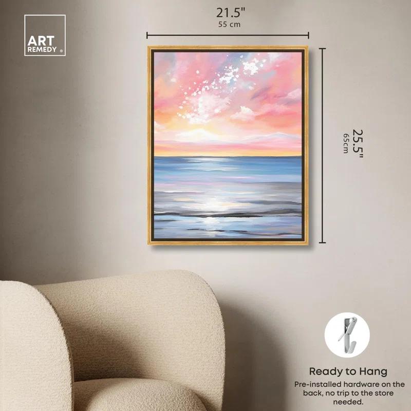Art Remedy Whimsical Ocean Breeze Canvas Coastal Wall Art by Art Remedy
