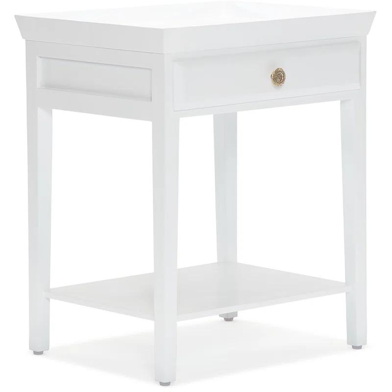 Finch Morris Hampton 2-Tier Bedside Table with Drawer