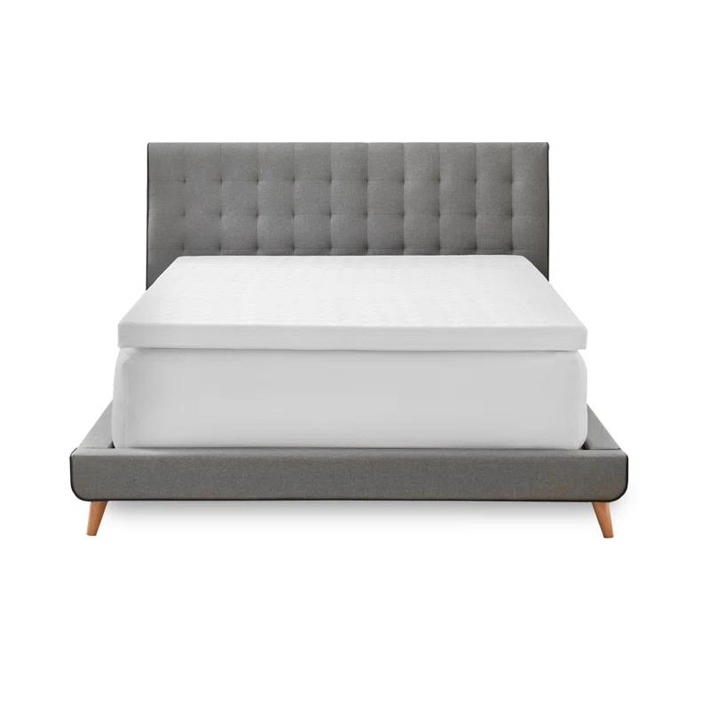 BodiPEDIC 3" Gel Memory Foam Mattress Topper with Cooling Cover