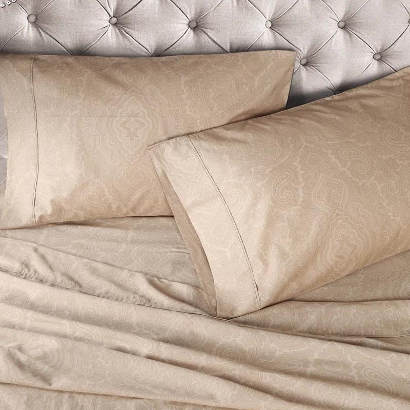 Superior Classic Paisley 600 Thread Count Cotton Blend Sateen Sheet Set