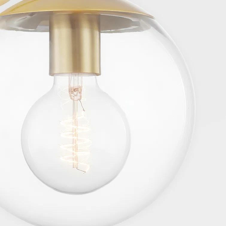 Lia Pendant Light - Clear / 1 Light / Polished Nickel