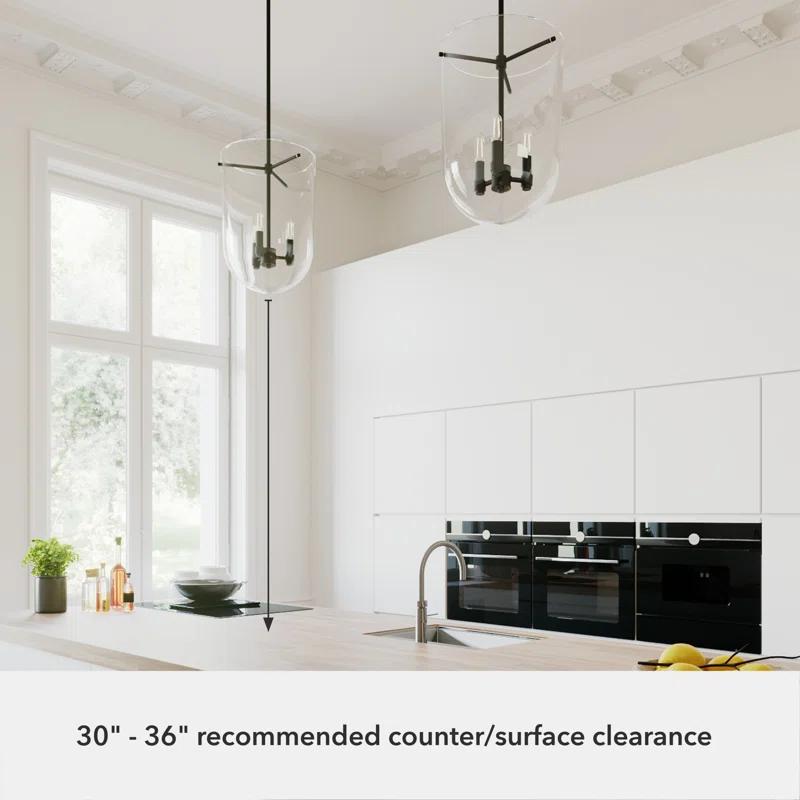 Hunter Fan Sacha 3 - Light Urn Pendant