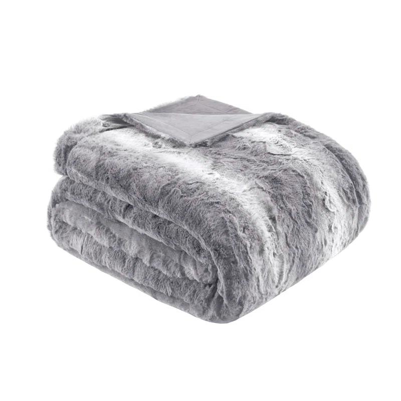 Madison Park Zuri Oversized Faux Fur Throw