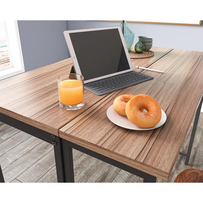 17 Stories Metal Base Dining Table