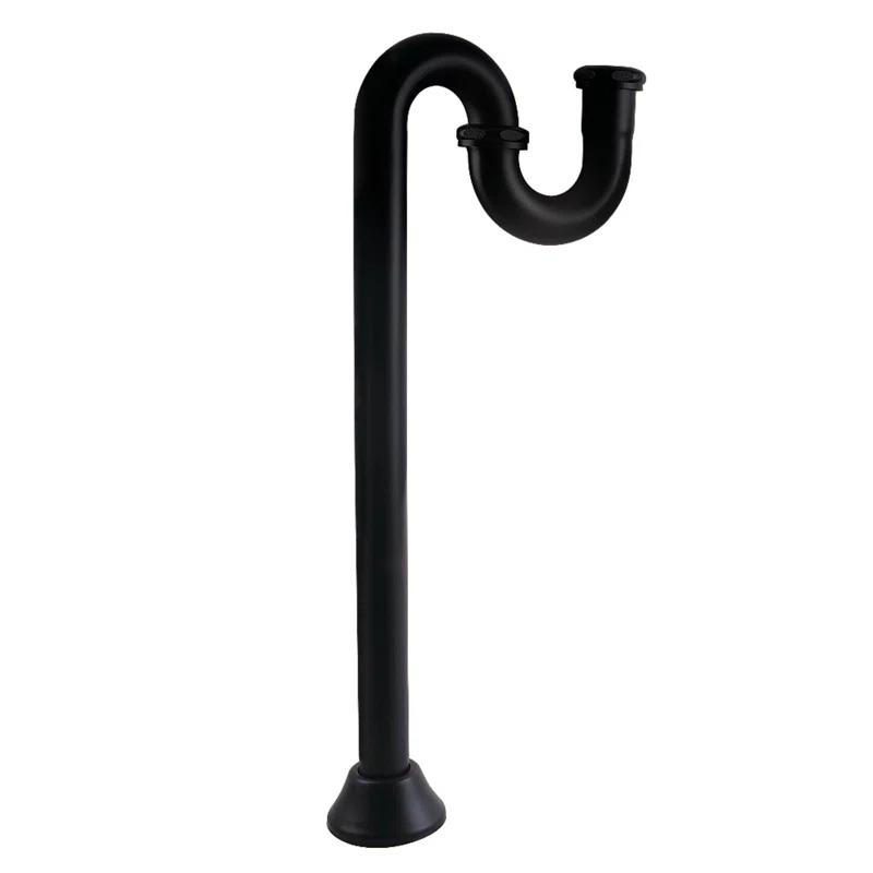 Kingston Brass ST14190 Kingston Brass Vintage 1-1/4 Inch Brass S-Trap, 18 Gauge