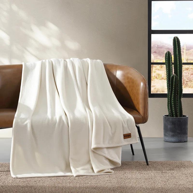 Wrangler Ultra Soft Plush Fleece Cozy Bed Blanket