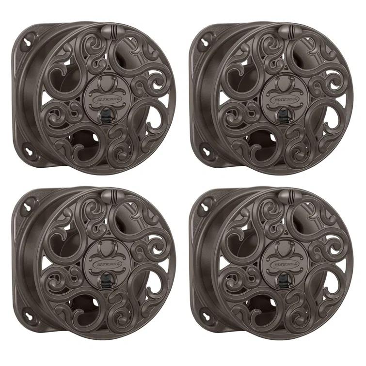 Suncast Plastic Wall Hose Reel (Set of 4)