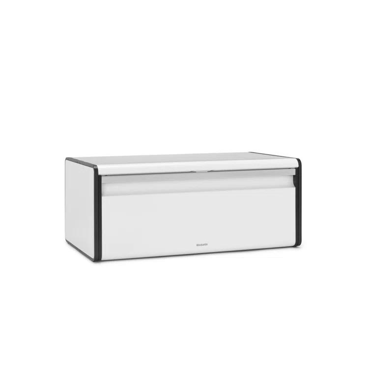 Brabantia Fall Front Bread Box, White
