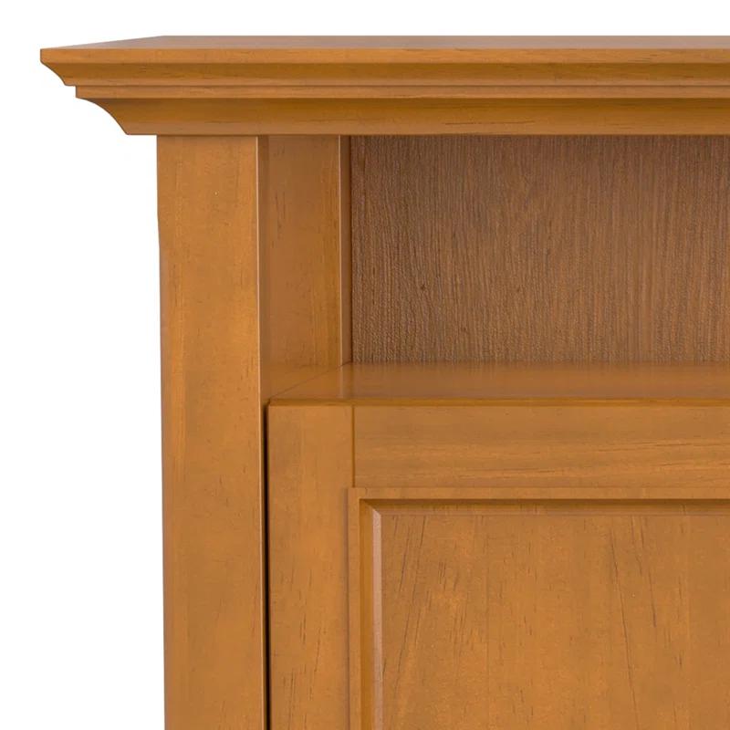 Simpli Home Amherst 54"W Solid Wood TV Stand for TVs up to 60" with Adjustable Shelves