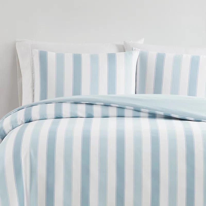 Truly Soft Aiden Polyester Standard Striped Duvet Cover Set