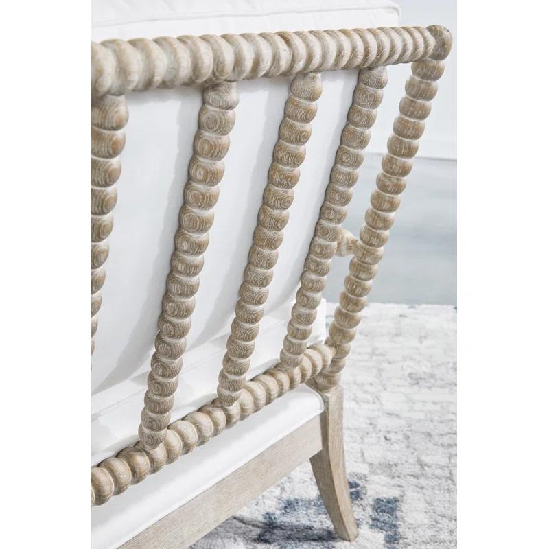 Rosalind Wheeler Chaddrick Stitch Hand Round Arms Down Feather Chaise Lounge