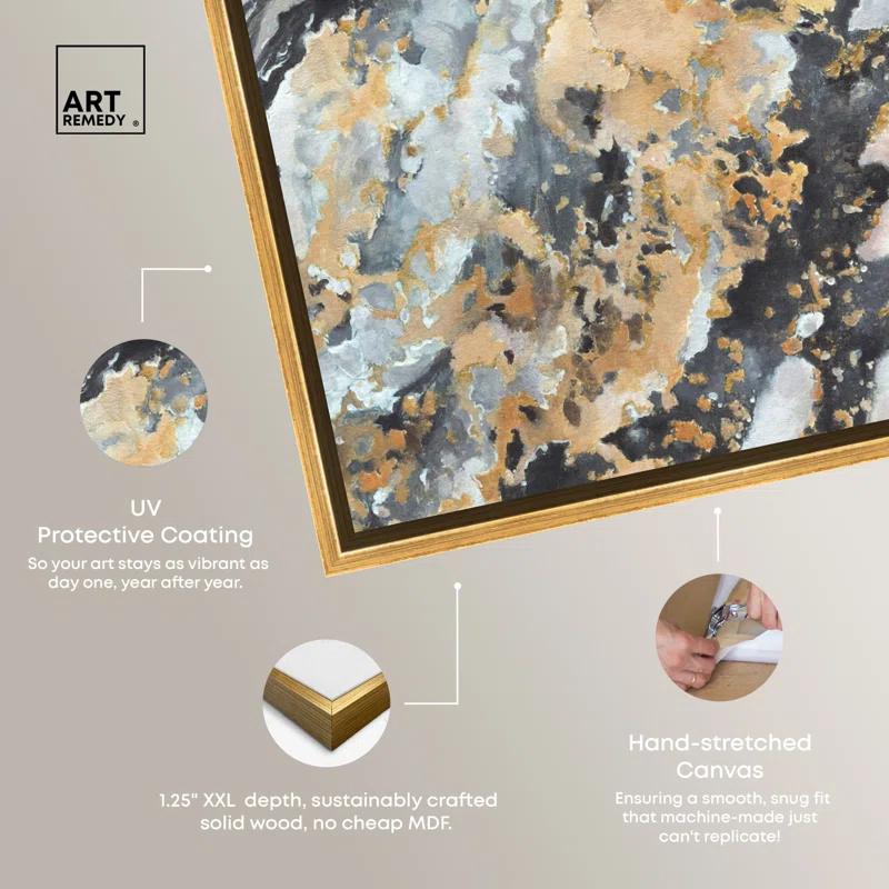 Art Remedy Creative Gold Boho Neutral Abstract Wall Art by Art Remedy