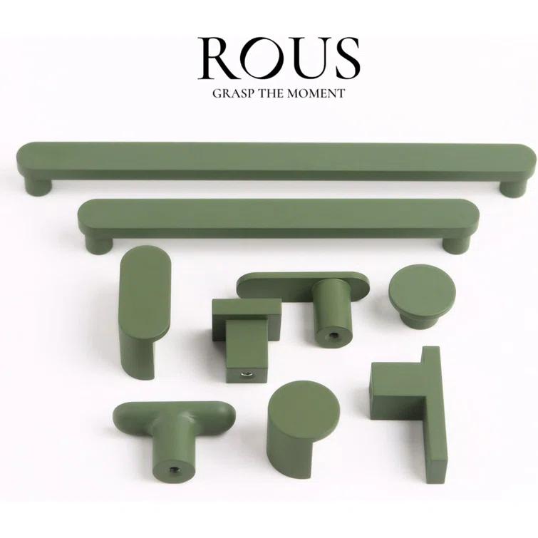 ROUS ROUS Mid-Century Modern Cabinet T Bar Drawer Knobs