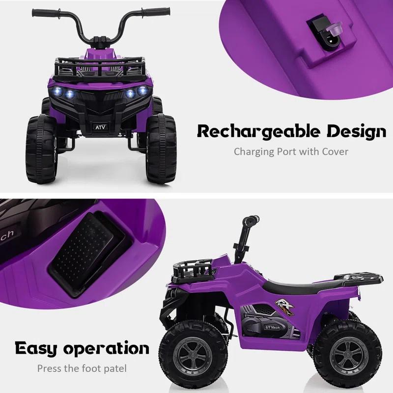Hetoy 12V Kids Ride On Electric ATV