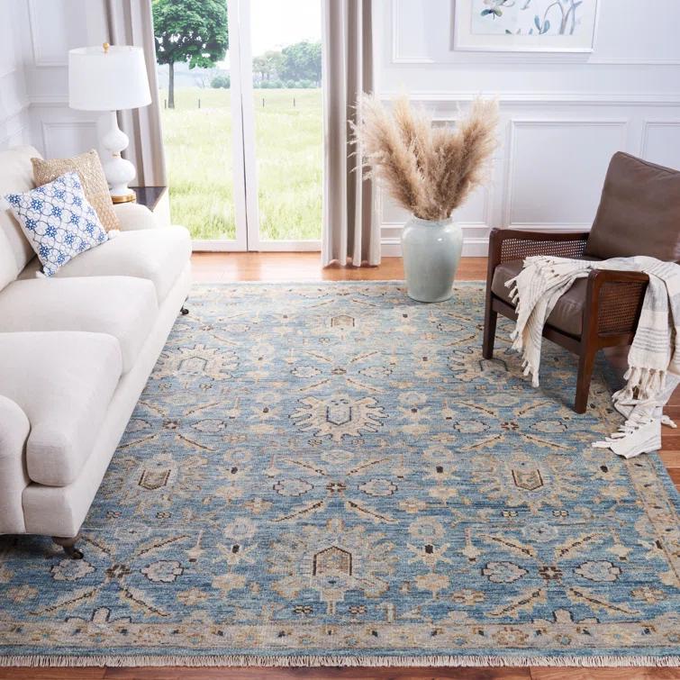Oriental Hand Knotted 80% Wool And 20% Cotton Oriental Rug