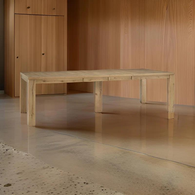 Loon Peak® Biseye Solid Wood Base Dining Table