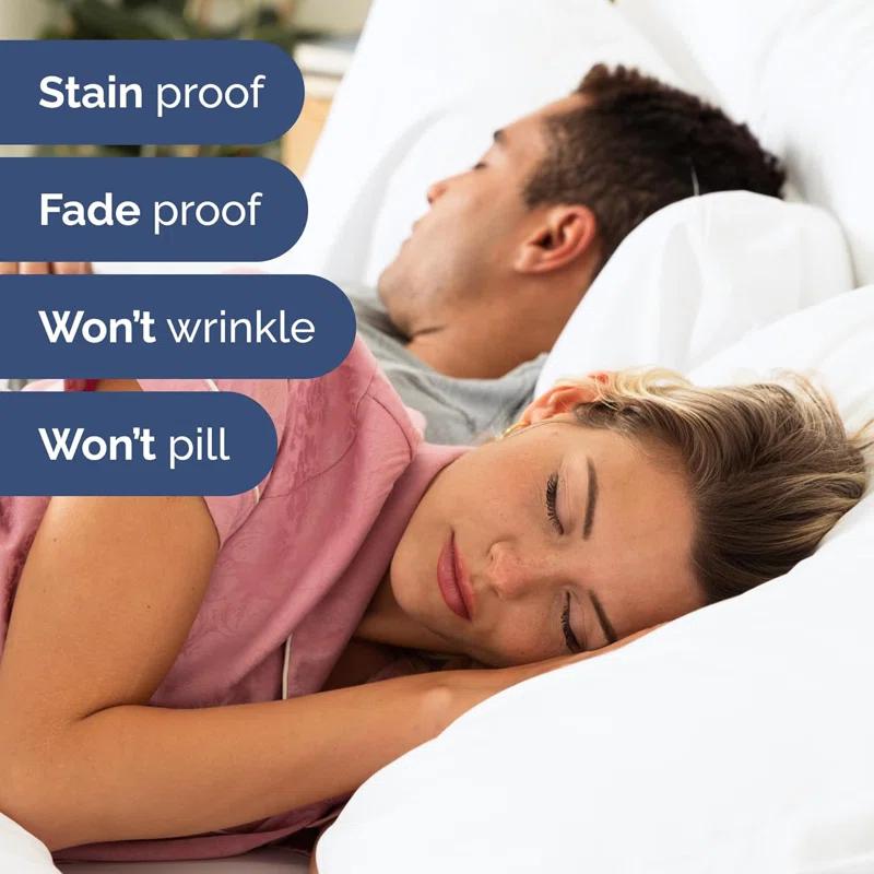 CGK Linens Premium Rayon From Bamboo 4 Piece Deep Pocket Ultra Soft & Cooling Sheet Set