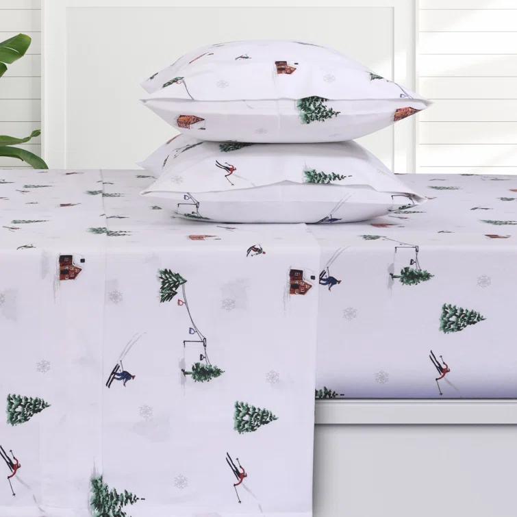 Azores Home Brentwood Flannel Sheet Set