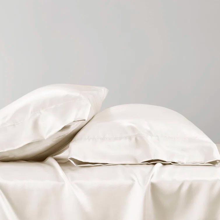 Madison Park Essentials Satin Luxury 2PC Pillowcases (Set of 2)