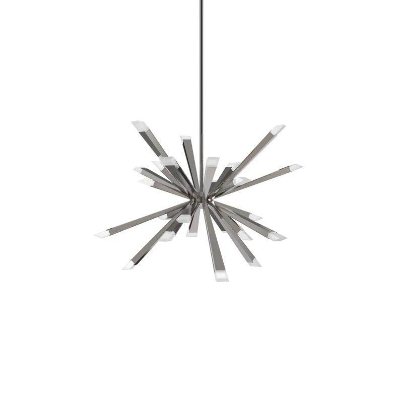 Blackjack Lighting Starburst 29" Single Tier Chandelier