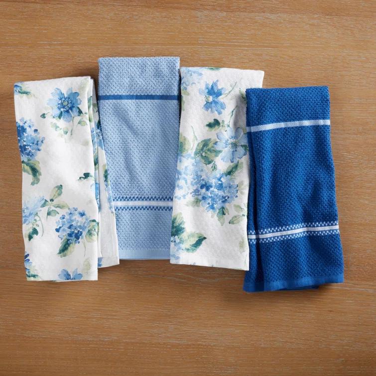 Martha Stewart Martha Stewart Amber Floral Kitchen Towel Set 4-Pack