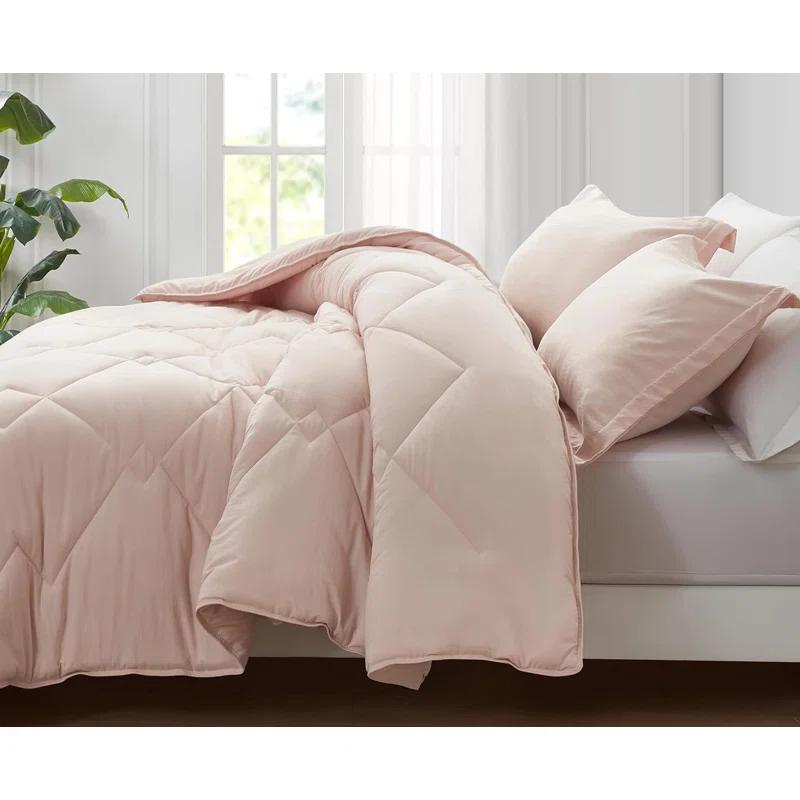 Chezmoi Collection Logan Solid Comforter Set