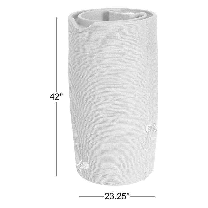 Good Ideas Good Ideas 65 Gallons Plastic Drainable Planter Rain Barrel