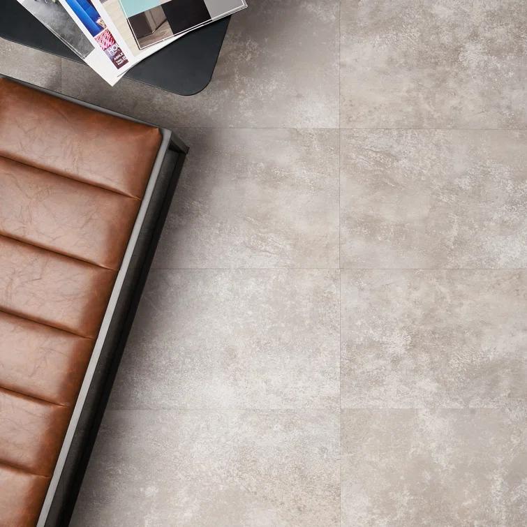 Bond Tile Revive 12mil Metalcrete 12.4" x 24.4" Waterproof Glue Down Luxury Vinyl Tile (36 Sq. Ft. / Case)