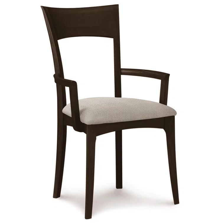 Copeland Furniture Ingrid 19.25'' H Upholstered Cherry Armchair