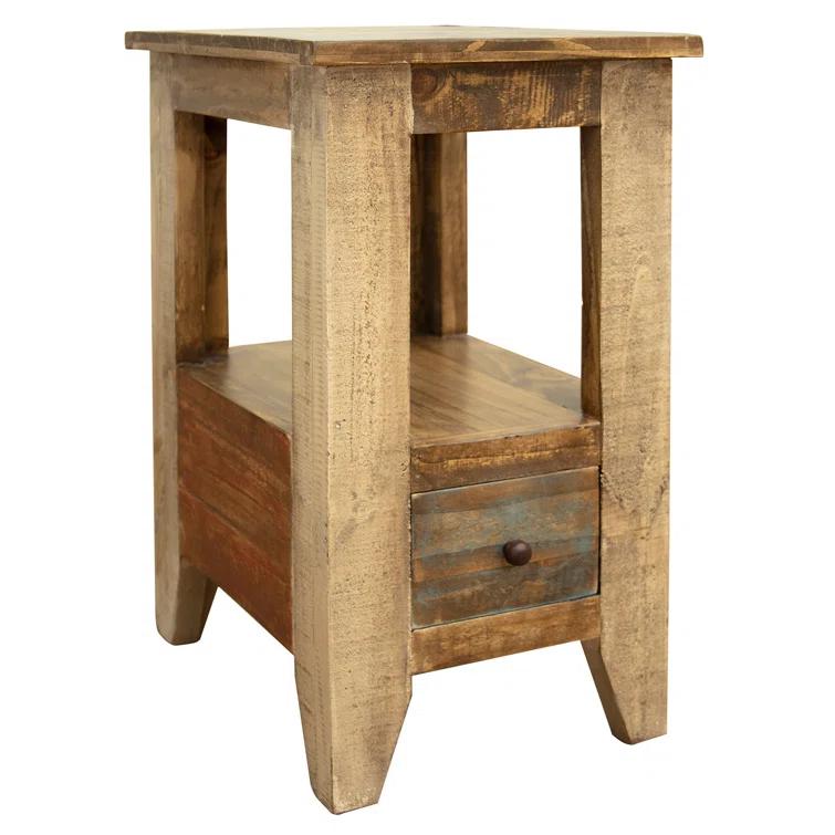 Benjara Fena End Table with Storage