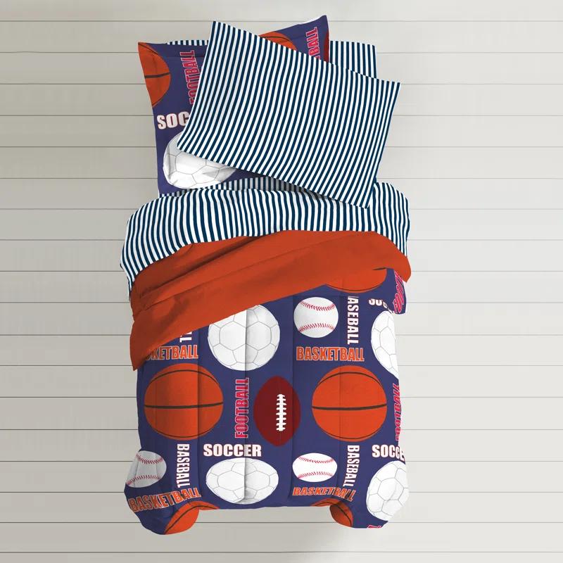 Dream Factory All Sports 5 - Piece Comforter Set