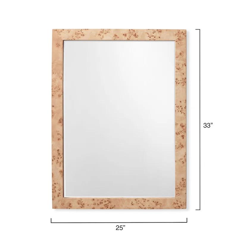 LOOMLAN Wood Flat Wall Mirror