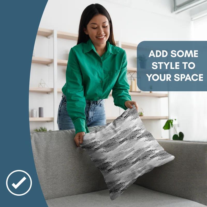Americanflat Abstract Blurred Throw Pillow With Premium Polyester