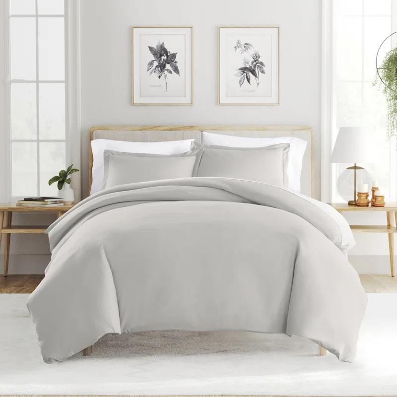IEnjoy Home Super Soft Double Brushed Duvet Cover Set