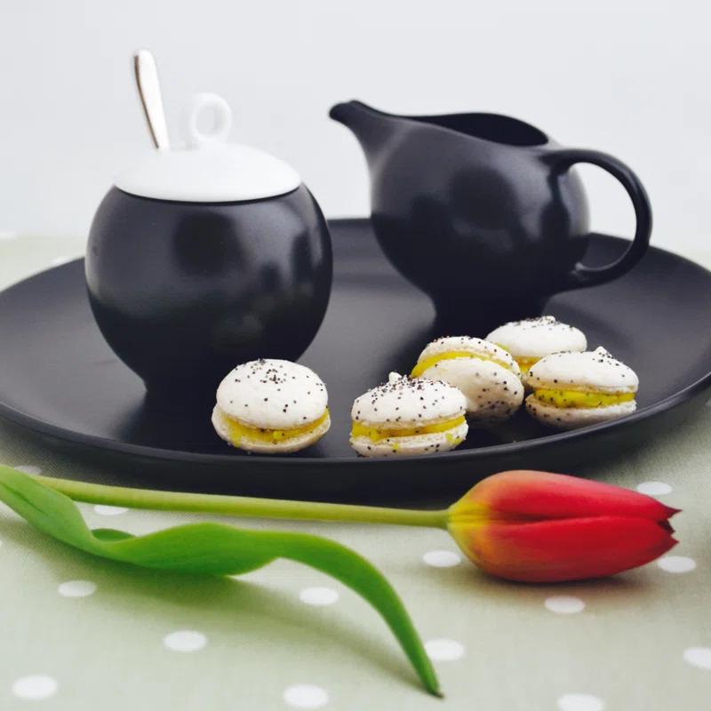 Maia Ming Designs Eva Sugar And Creamer Set with Lid