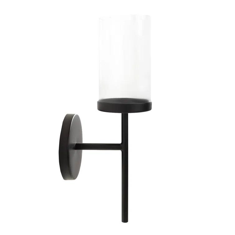 Kate and Laurel Blaise 14.0'' H Metal Wall Wall Sconce