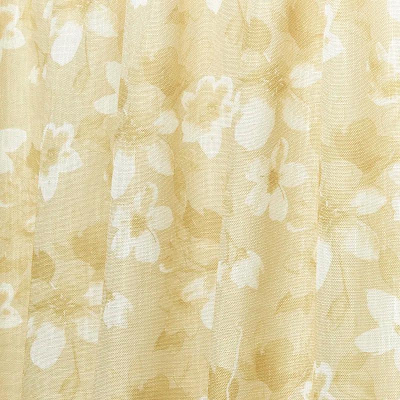 Nicole Miller Nicole Miller New York Dara Light Filtering, Semi Sheer Rod Pocket Curtain Panels (Set of 2)