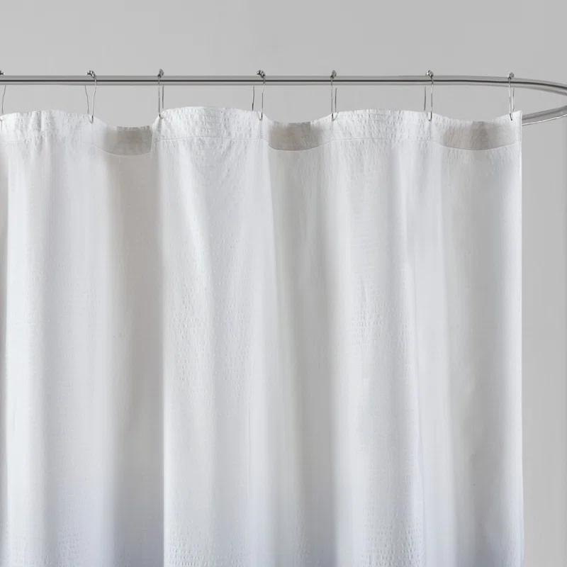 Madison Park Ara Ombre Printed Seersucker Single Shower Curtain