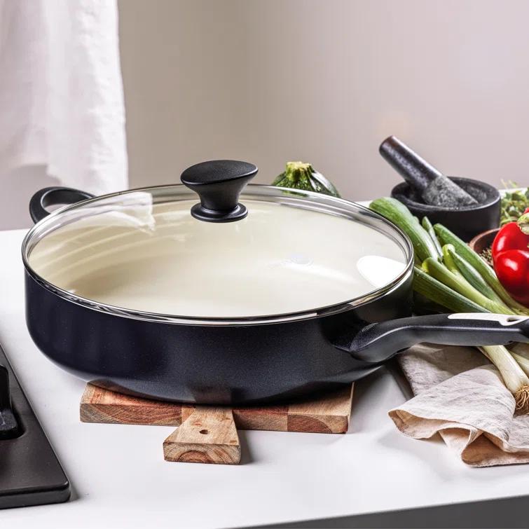 GreenPan Rio Healthy Ceramic Nonstick 5Qt Saute Pan with Lid & Reviews | Wayfair