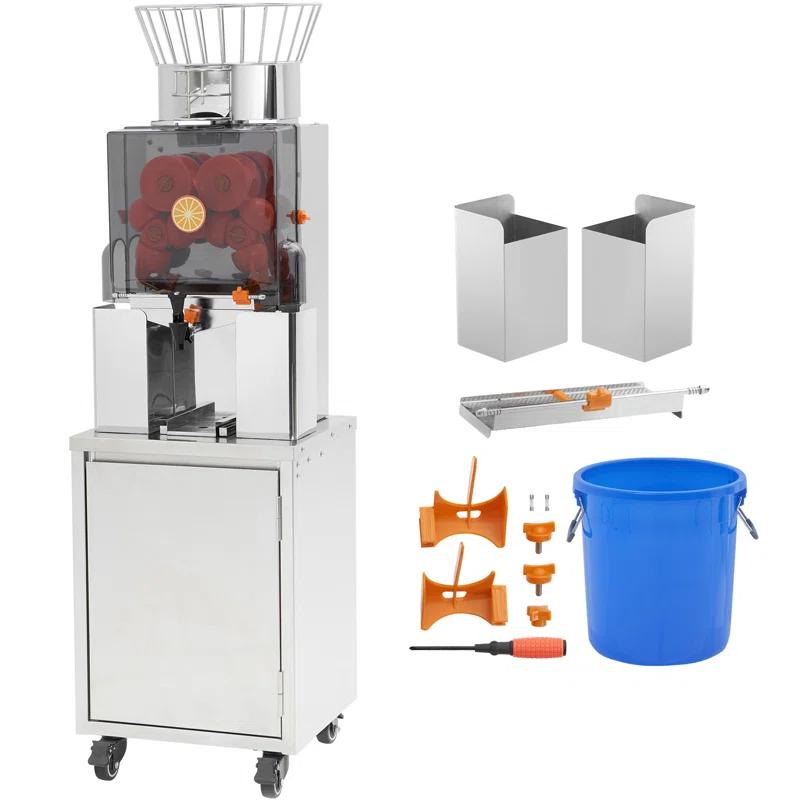 VEVOR VEVOR Commercial Orange Juicer, 120W Automatic Feeding Juice Extractor with Water Tap