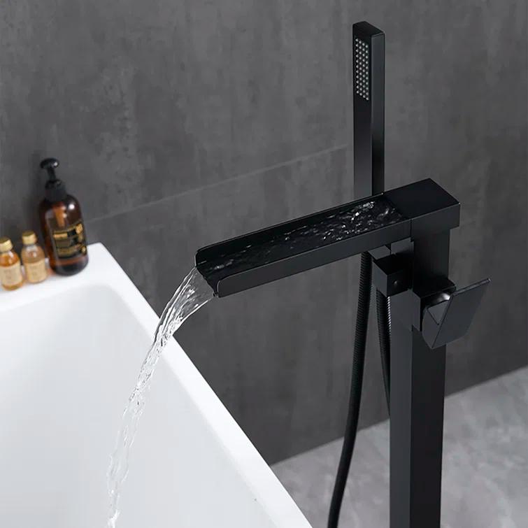 Floor Tub Filler with Diverter