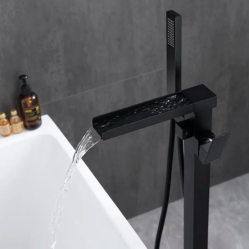 Floor Tub Filler with Diverter