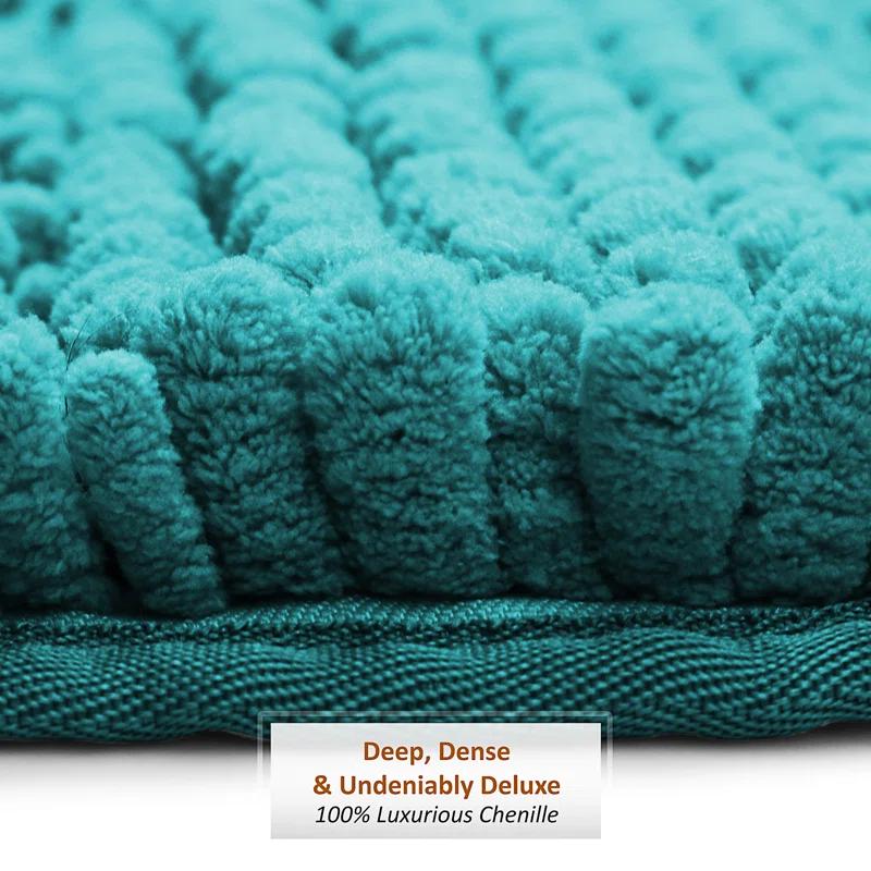 Clara Clark Clara Clark Chenille Extra Soft And Absorbent Bath Mat.