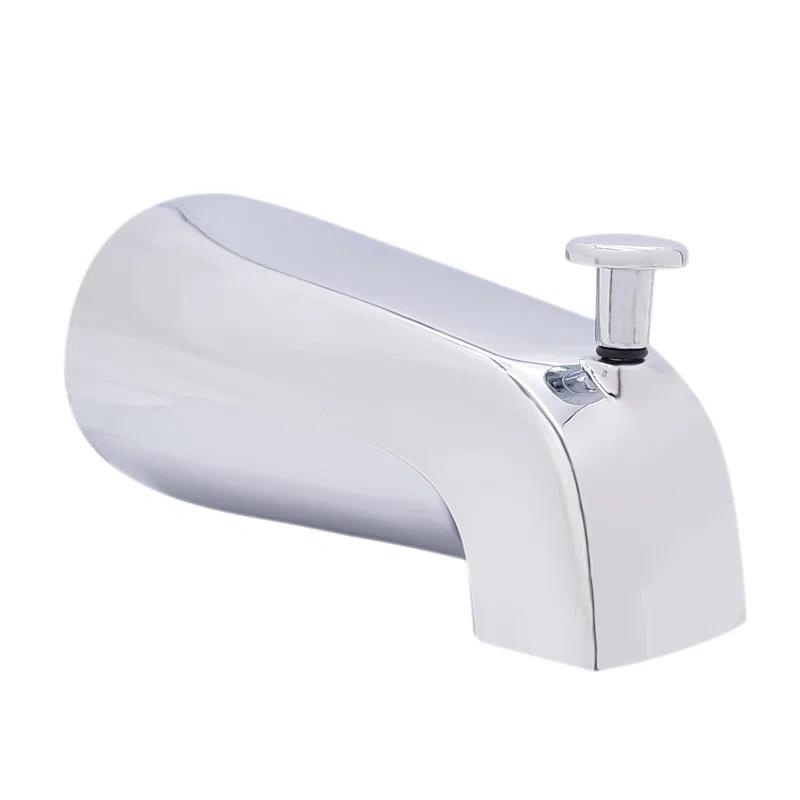 5-1/4" Reach Wall Mount Tub Spout with Front Diverter