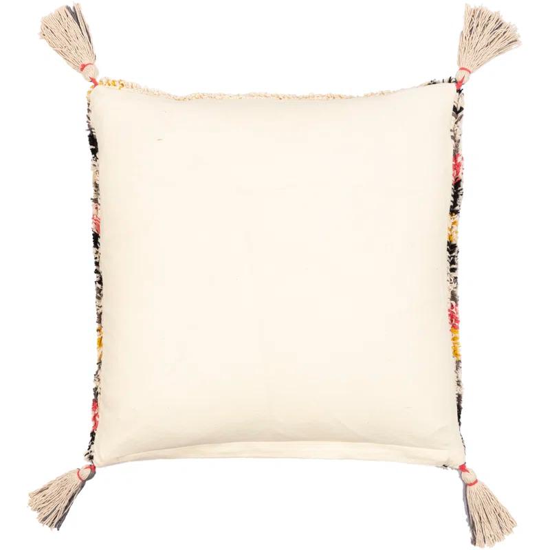 Livabliss Tassels Down Throw Pillow